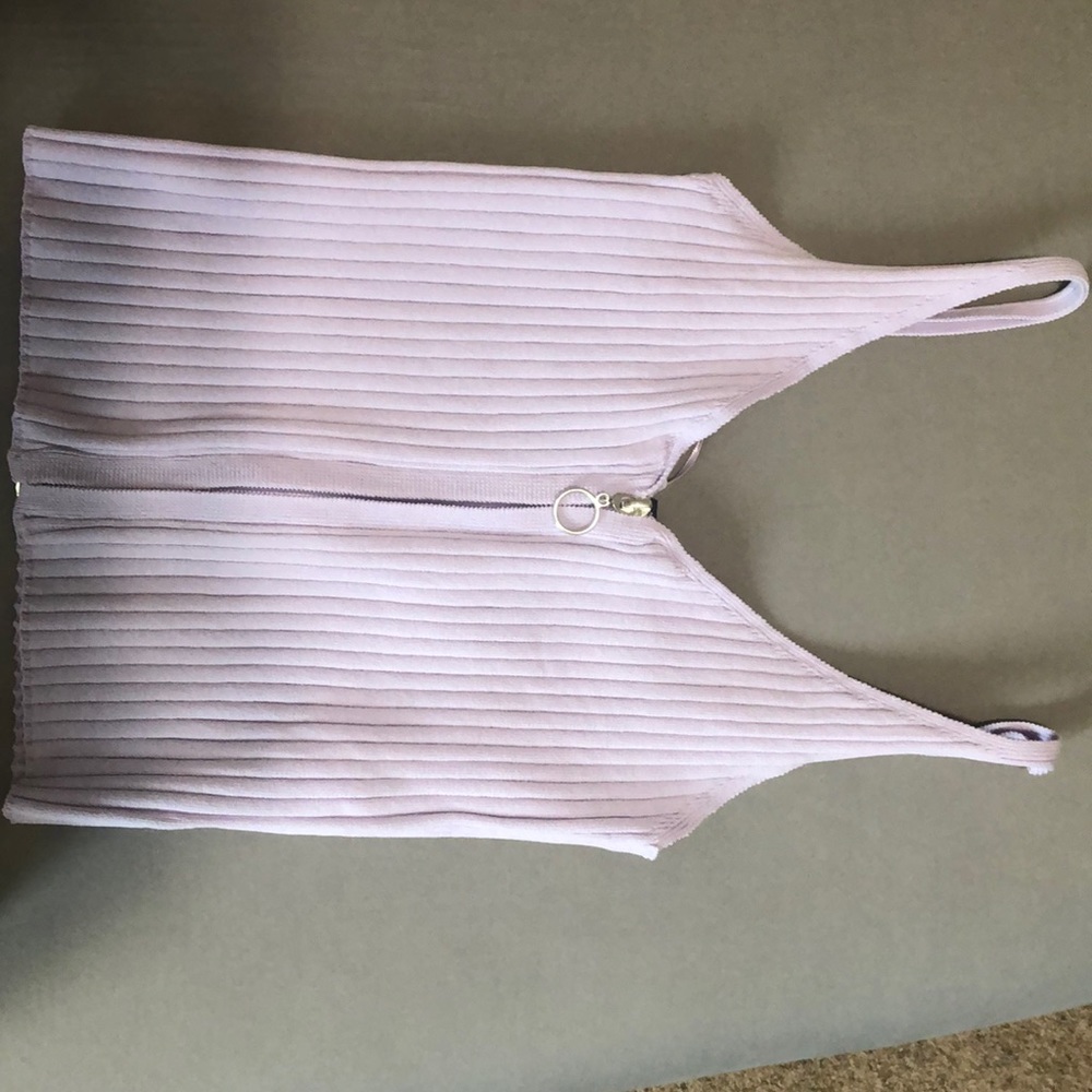 Zipper Crop top
